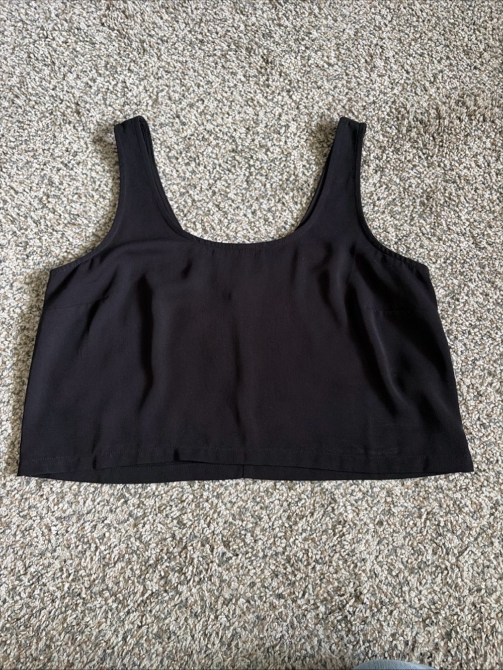 Forever 21 black crop top size large
